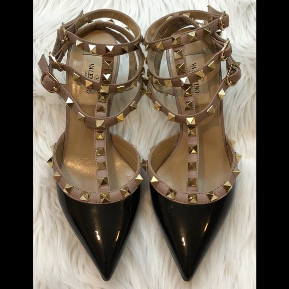 Valentino Shoes - Valentino Rockstud Pointy Toe Pump Size 35.5!!